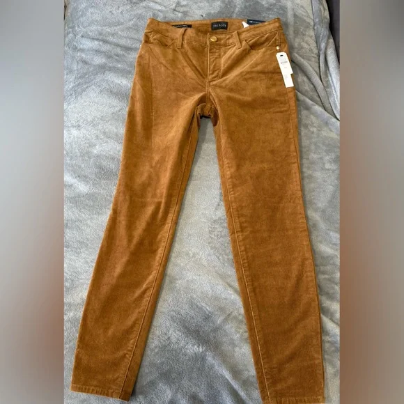 Talbots Caramel Brown Corduroy Ankle Pants - Picture 8 of 11